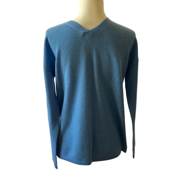 J MCLAUGHLIN ARYA CASHMERE SWEATER V NECK BACK QUIET LUXURY MODERN CHIC SPORT XS - Picture 5 of 12